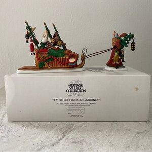 Dept 56 Heritage Village 1997 “Father Christmas’s Journey” 58407 Retired 2001